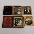 Four Sixthplate Daguerreotype Portraits of Married Couples