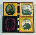 Sixthplate Daguerreotype and Ambrotype Portraits of Two Sisters and a Daguerreotype Portrait of a Young Woman