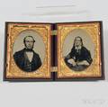 Quarterplate Ambrotype Portraits of a Husband and Wife