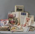 Group of Assorted Graphic Printed Ephemera Including Sheet Music Periodical Covers and Small Posters