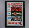 Framed James Bond You Only Live Twice Movie Poster
