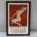 Framed Vintage 1954 Marilyn Monroe Golden Dreams Calendar