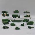 Sixteen Meccano Dinky Toys Diecast Metal Military Vehicles