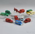 Eleven Meccano Dinky Toys Diecast Metal Vehicles