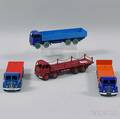Four Meccano Dinky Toys Diecast Metal Supertoy Foden Trucks