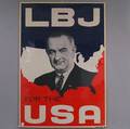 1964 Presidential Election Poster LBJ for the USA