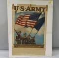US ARMY Guardian of the Colors WWII Era Lithograph Poster