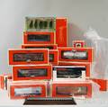 Set of Twentythree Lionel O Gauge Model Trains and Accessories