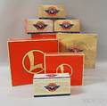 Set of Eight Lionel O Gauge Model Trains