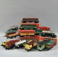 Twentyseven Lionel O Gauge Pressed Metal Cars