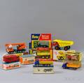 Nine Meccano Dinky Toys Diecast Metal Transport Vehicles