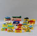 Seventeen Meccano Dinky Toys Diecast Metal Cars and Trucks