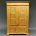Paneled Pine Twodoor Armoire