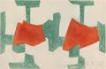Serge Poliakoff Russian 19061969 Composition in Blue Green and Red