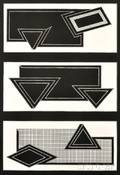 Frank Stella American b 1936 Black Stack