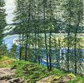 Neil Welliver American 19292005 Synthetic Blue  St John