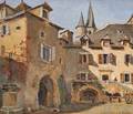 Lucien Bleyfus French 18761953 Cour du Manoir