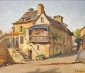Lucien Bleyfus French 18761953 Maison en Pierre du Village