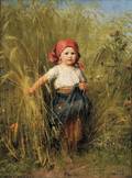 Heinrich Hirt German 18411902 The Little Peasant Girl