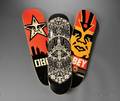 Shepard Fairey American b 1970 Three Skate Decks