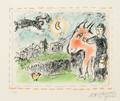 Marc Chagall RussianFrench 18871985 Village  lne rouge