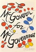 Alexander Calder American 18981976 Two Different Versions of McGovern for McGovernment