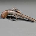 Blunt and Syms Double Barrel Percussion Pistol