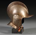 Steel Reproduction Burgonetstyle Helmet
