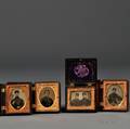 Four Ninthplate Early Photographic Portraits of Young Soldiers