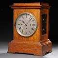 R  W Sorley Oak Mantel Clock