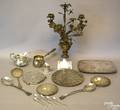 Miscellaneous table articles to include silver