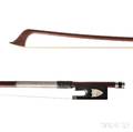 French Silvermounted Violin Bow Lafleur School