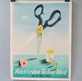 F Rabot Amsterdam Fashion Week 1949 Lithograph Advertising Poster