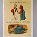 US Stetson Co He Bought a Fez in Suez The Royal Stetson Playboy Lithograph Advertising Poster