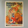 US WWI Britains Day December 7 1918 Lithograph Poster