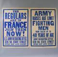 Set of Four US Army WWI Lithograph Recruiting Posters