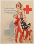 Harrison Fisher US WWI I Summon You to Comradeship in the Red Cross