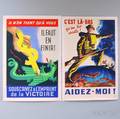 Two French Canadian WWII Lithograph Posters