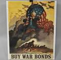 NC Wyeth US WWII Buy War Bonds Lithograph Poster