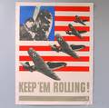 Two US WWII War Effort Posters
