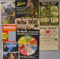 Nine US WWII Lithograph Health and Medical Posters