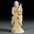 Ivory Okimono of a Fisherman