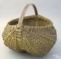 Woven buttocks basket ca 1900