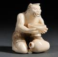 Ivory Netsuke Ogre