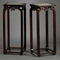 Pair of Rosewood Stands