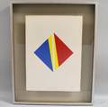Max Bill Swiss 19081994 Abstract Composition Blue Yellow and Red
