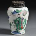 Small Wucai Enameled Jar