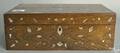 Victorian abalone inlaid rosewood sewing box