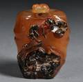 Cameo Agate Snuff Bottle