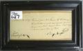 Ink on paper slave purchase agreement dated 1827